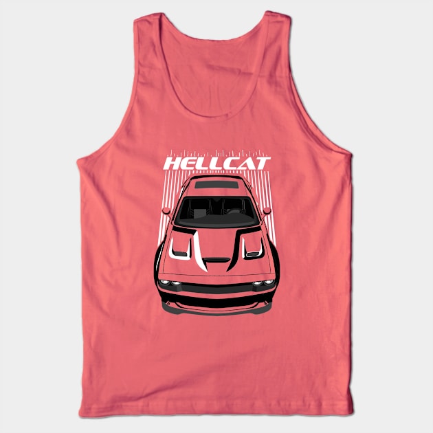 Challenger Hellcat - Bright Transparent/Multi Color Tank Top by V8social